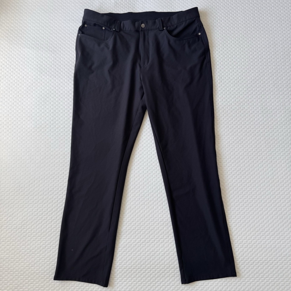 Greg Norman Performance Comfort Stretch Classic Golf Pants Men's 36X30 Black